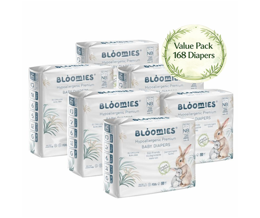 Bamboo Baby Diapers for Newborns (28PCS) x 6 packs