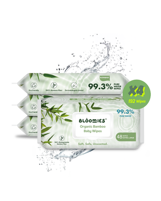 Bamboo Baby Wipes 48X4 (192 Wipes)