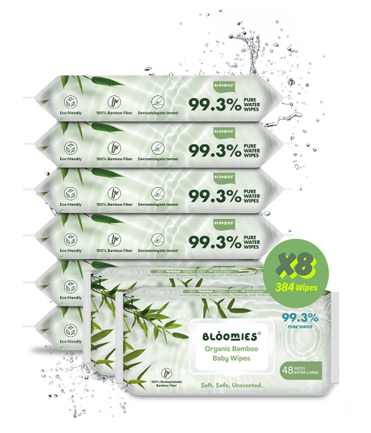 Bamboo Baby Wipes 48X8 (384 Wipes)