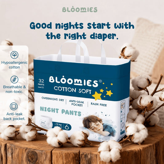 Night Pants Size 6 - 32 pcs Cotton Soft