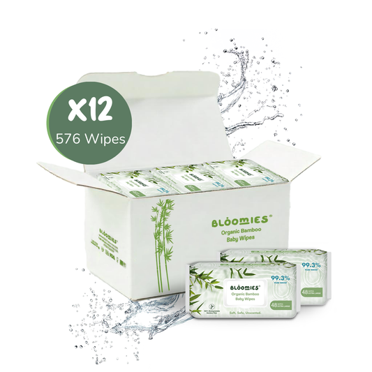 Bamboo Baby Wipes 48 X12 (576 Wipes)