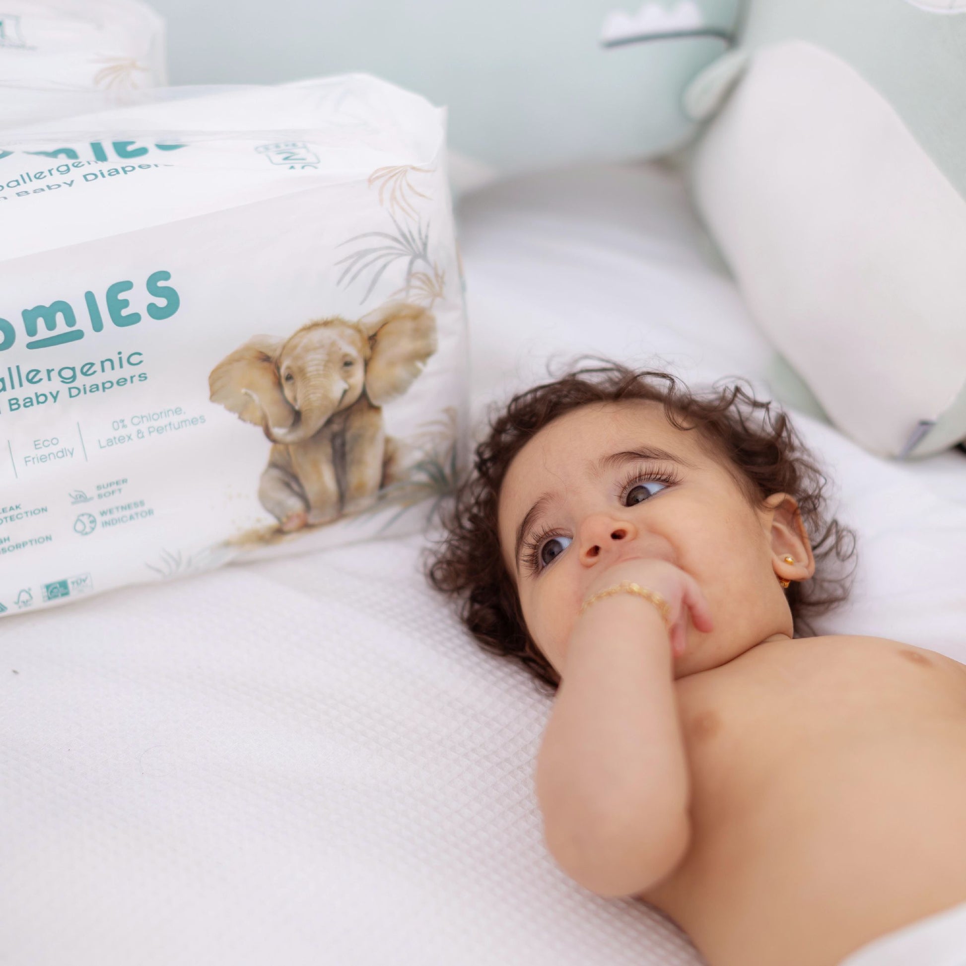 Premium Baby Diapers - with baby picture
