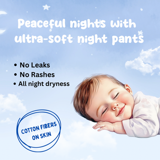 Night Pants Size 4 - 34 pcs Cotton Soft